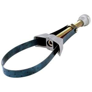 Yerbay 조절 가능한 오일 필터 렌치 제거 도구 60-120mm 직경 캡 스패너 스트랩 수리 오토바이용