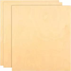 ACXFOND 3Pcs 발틱 자작나무 합판 시트 12 x 16 1 /2 인치12 mm 미완성 공예용 얇은 나무 보드 DIY 학교