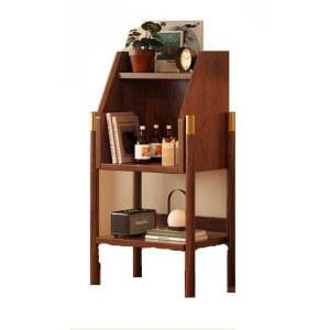 미니 원목 책장 서랍장 서랍 월넛단 낮은 가구 서랍x 거실 월넛 틈새