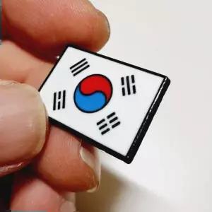 행사용 공무원 국가 행사 정장 태극기 뱃지