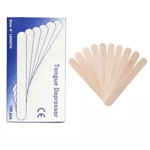 우드 대형 왁싱 스파츌라 나무 셀프왁싱 100P