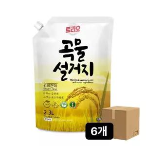 애경 트리오 곡물설거지 우리현미 2.3L 6개