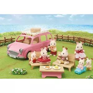 실바니안패밀리 실바니안 패밀리 자동차 피크닉 핑크벤 캠핑카