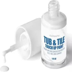 고광택 화이트 욕조 및 타일 페인트 싱크대 화장실용 방수 도자기 에나멜 아크릴 주철의 스크래치 얼룩