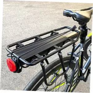자전거 뒷바퀴 짐받이 캐리어 알루미늄 랙 거치대 후미등 장착형 투어링 라이딩