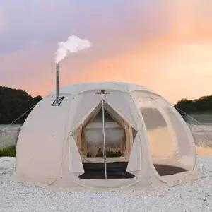 투명 원터치 돔텐트 버블텐트 쉘터 방풍 팝업텐트 글램핑
