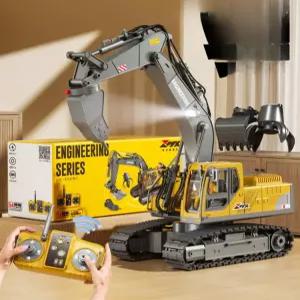 포크레인 장난감 중장비 무선 RC 알씨카 조종 크레인 움직이는 토이 취미 원격 어른