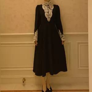 교복몰 하이넥 복고풍의상대여 엘레강스 중세 개화기의상대여 헵번 블랙