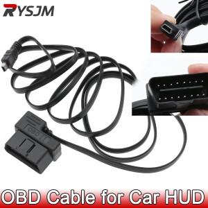 자동차 HUD 헤드업 디스플레이용 OBD 하드와이어 키트 II 2 7 8 16 핀 케이블 진단 어댑터 와이어 1.7m