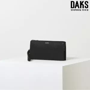 [닥스] DBBA6E305BK 블랙 체크배색 소가죽 그립백 닥스핸드백 닥스가방 DBBA6E305