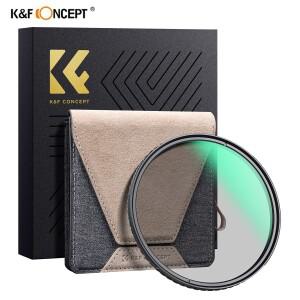 K& F Concept Nano-X PRO CPL 필터 반사 방지 HD 원형 편광 카메라 렌즈 36 층 코팅 49mm 52mm 67mm 95mm