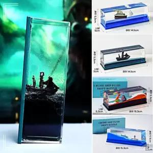 학교 해적선워터볼 장식품 오일 졸음 미니어처장식품 쓸모없는선물 차장식 TWB2AF0308