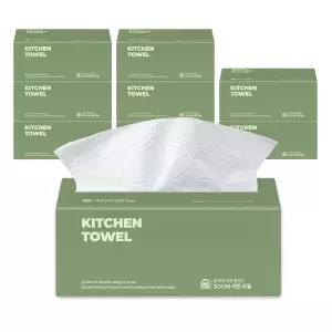 숨 한장씩 쏙쏙 뽑아쓰는 키친타올 100매 3겹 9팩 팝업키친타올 팝업티슈 리필키친타올