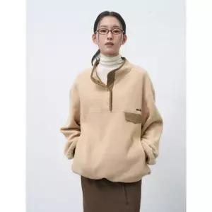 브랜드정품 제너럴아이디어 GENERALIDEA UNI 소프트 하이넥 플리스 아노락 세트[BEIGE] SBE4U02010 293497