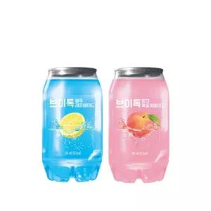 브이톡 2종 350ml 블루레몬에이드12개+ 핑크복숭아에이드12개1세트