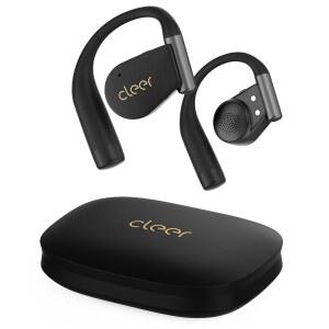 Cleer ARC 4 플러스 오픈 이어 이어버드, 돌비 오디오 및 헤드 트래킹이 있는 트루 와이어리스 블루투스 이어폰, 34시간 재생이 가능한 이어후크 IPX7 방수 스포츠 헤드폰