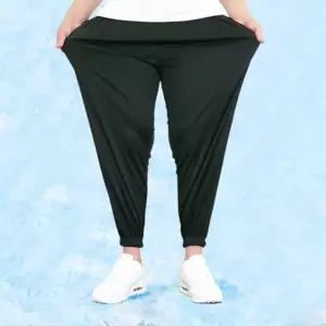 남자 스판 아이스바지 여름 아이스실크바지 쿨링팬츠 쿨 조거팬츠 빅사이즈