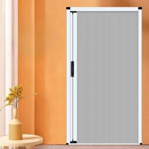 가정용 자바라 슬라이딩도어 미닫이 접이식 벌집커튼 홀딩 설치 간이문 자바라문 PVC