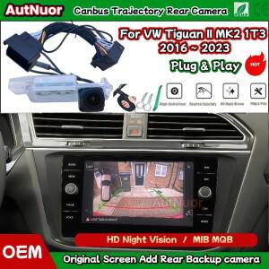 폭스바겐 티구안 II MK2 1T3 2016 2017 2018 2019 2020  2022 2023 Mib2용 후방 카메라, 코딩 없이 플매트
