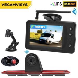 하이레벨 브레이크 라이트 무선 후진 카메라  모니터 키트, 메르세데스 스프린터  폭스바겐 크래프터용, 5