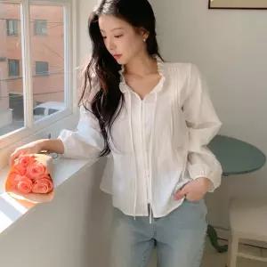 [요즘에] 피오니프릴타이블라우스