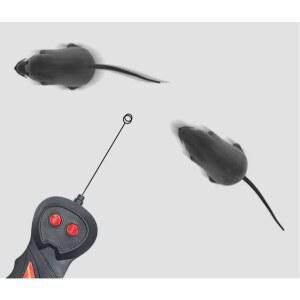 쥐돌이 움직이는 배터리 자동 고양이 캣토이 작동 생쥐 조정 원격 애착인형