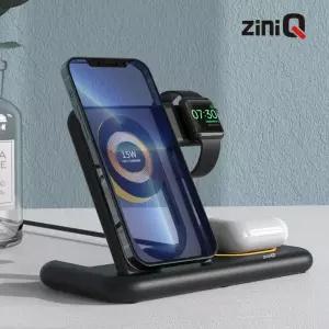 (무료배송) 지니큐4IN1접이식마그네틱 고속무선 충전기KW-310SL