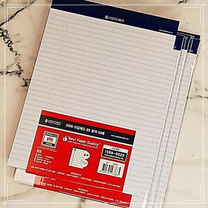 [2개구성] B5 -화이트 50매 5권 학교 교실 학원 관공서 프로 선 브랜빌 옥스포드 패드 리갈 NWB82947