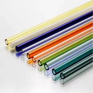 내열강화 유리빨대 스트로우 카페 다회용 재활용 스무디 프라페 _(직선형)