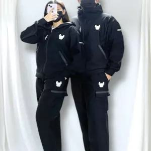 라이프워크 D 폴리스합포 기모 반집업 후드세트 (겨울) -남여공용