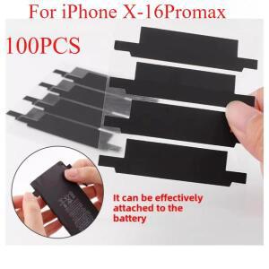 100pcs 배터리 절연 보호 스티커 테이프 아이폰 X XS Max XR 11 12 미니 13 Pro 15 LCD 수리 접착제