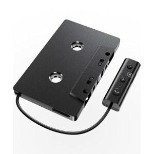 컨버터 차량 지원 자동차 블루투스 2024 스테레오 5.2 작동 테이프 (4채널) 오디오 충전 테이프, 중 카세트 tf 카드