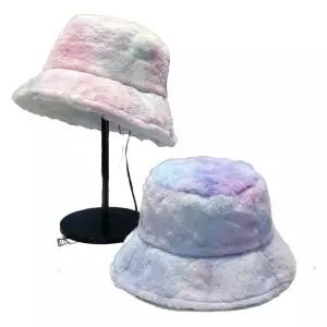 파스텔 레인보우 모자 벙거지 버킷햇 데일리