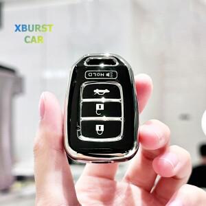 2013 혼다호환 호환 어코드 시빅 CRV 재즈 HR-V 자동차 쉘 폴딩 키 홀더 4버튼 TPU 커버 케이스 액세서리