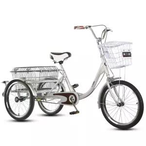 성인용 세발 자전거 블랙 어른용 3륜 어르신 가족