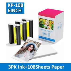 캐논 호환호환 셀피 CP 인화지 호환 잉크 카트리지  KP108IN  4 인치 x 6 CP1300 CP760