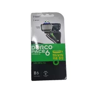 도루코 PACE6 면도기 6중날 교체 윤활밴드