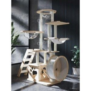 고양이타워 화이트컬러 캣타워 캣워커 하우스 스크래쳐