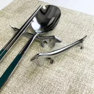 ( )강아지 디자인 304 스테인레스 닥스훈트 커트러리 수저 받침 수저받침 커트러리받침_24166983