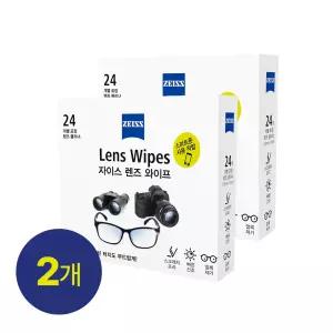 [자이스] 렌즈와이프 24매 X 2세트  일회용 휴대폰클리너 카메라액정클리너 렌즈청소 먼지제거