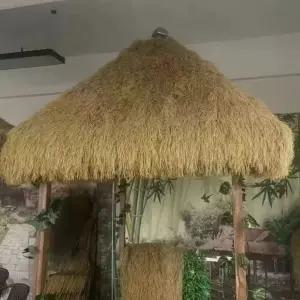 밀짚색 처마 야외 시공 초가집지붕 인조볏짚 초가집 지붕