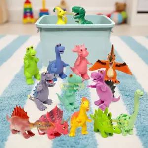 소프트 공룡 피규어 (14종) 말랑 쥬라기 인형 미니어처 다이노 모형 자연학습 역할놀이