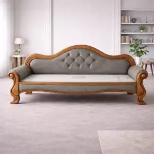 흙마루 돌침대 황토볼 흙침대 카우치 2인용 소파 CC7001G