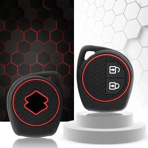 스즈키 스위프트 Ignis Vitara Liana Ciaz Baleno 자동차 키 Fob 케이스 커버 셸 장식에 대 한 2 버튼 실리