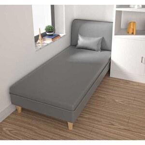 1인 침대소파 이동식 패브릭 접이식 코튼 간이 미니침대