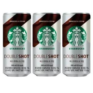 동서 스타벅스 더블샷 에스프레소크림 200ml 24캔