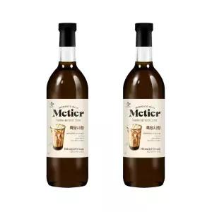 메티에 흑당 시럽 750ml x2개