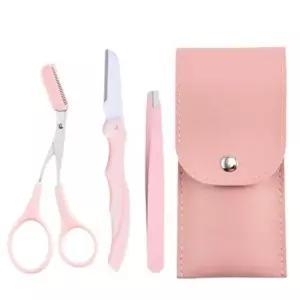 WL 눈썹 칼 가위 집게 정리세트 3종 WFLR3WI