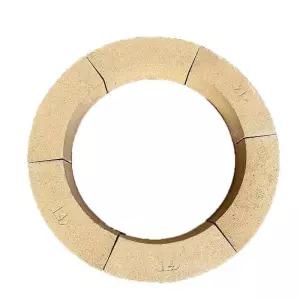 내화벽돌 곡선 화덕만들기 얇은 점토 단열 용광로 옹벽 벽돌난로받침대 원형 아치형 바베큐