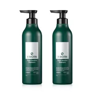 TS 엑스비오틴 트리플 솔루션샴푸 500g X 2개 탈모샴푸 두피 모발관리